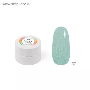 Гель-мусс для объемного дизайна TNL Puffy, №07 Перламутровый нефрит, 6 мл