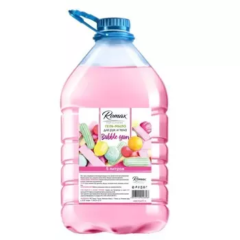Гель-мыло Romax Bubble Gum, 5 л