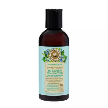 Гель-настой для умывания Рецепты бабушки Агафьи «Берёзовый органический», 170 мл