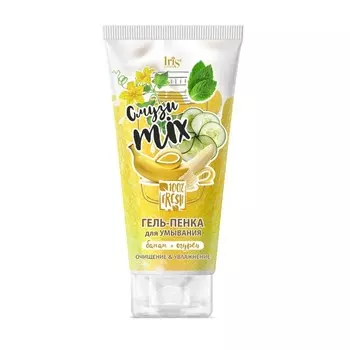 Гель-пенка для умывания Iris Cosmetic «Смузи miх: банан+огурец», 170 г
