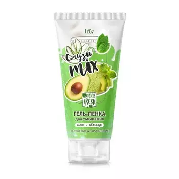 Гель-пенка для умывания Iris Cosmetic «Смузи miх: алоэ+авокадо», 170 г