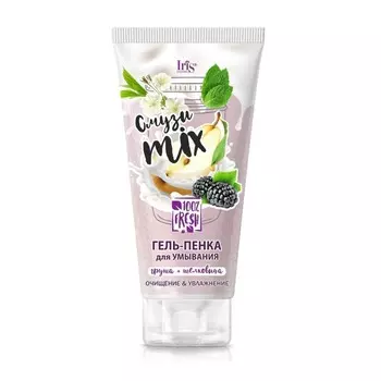 Гель-пенка для умывания Iris Cosmetic «Смузи miх: груша+шелковица», 170 г