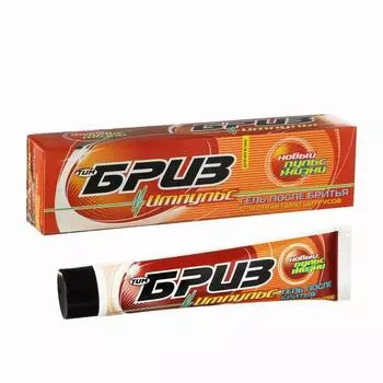 Гель после бритья БРИЗ Импульс, 75 мл