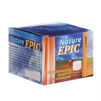Гель-репеллент от комаров Nature Epic, на эфирных маслах, 50 мл