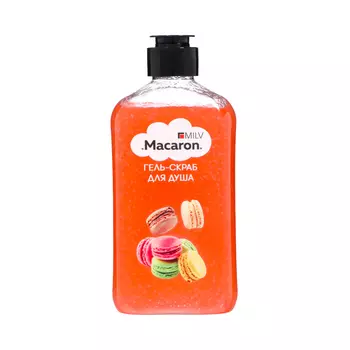 Гель-скраб для душа Milv "MACARON", 340 мл