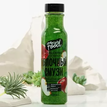 Гель для душа женский, 350 мл, аромат яблока, BEAUTY FOOD