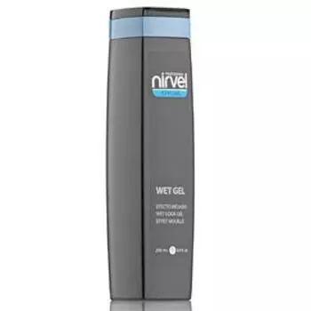 Гель средней фиксации Nirvel Professional Wet, эффект мокрых волос, 250 мл