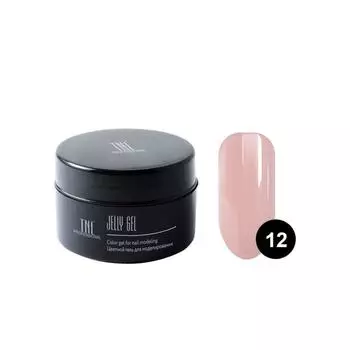 Гель-желе TNL, №12 камуфлирующий тёмно-розовый, 18 мл