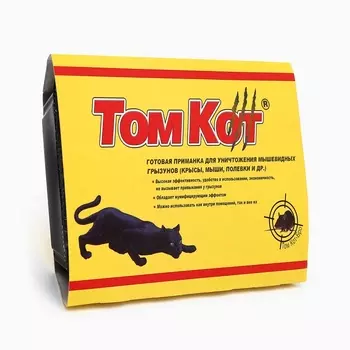 Средство от грызунов Джели «ТОМ КОТ БРО» ,гелеобразная примнака + гранулы от грызунов, контейнер, 100 г+150 г