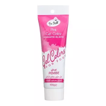 Гелевый водорастворимый краситель "Dr.Gusto", цвет розовый, 100 мл