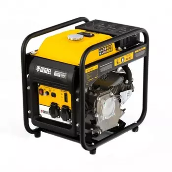 Генератор инверторный Denzel GT-2500iF, 230 В, 2.5 кВт, 2220 В/112 В, 5 л, ручной старт