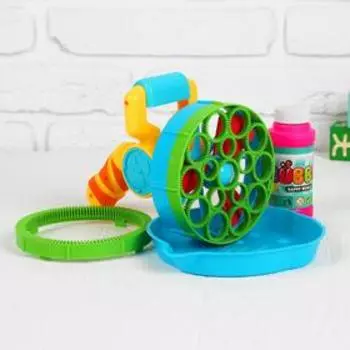 Генератор мыльных пузырей "Большой" 11х28,5х14 см МИКС