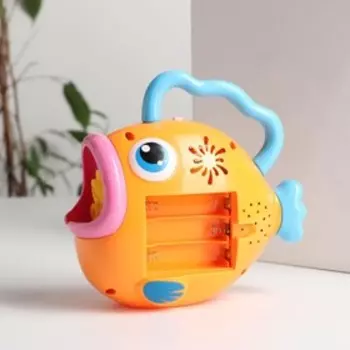 Генератор мыльных пузырей на батарейках «Рыбка» 15,5х9х15 см МИКС