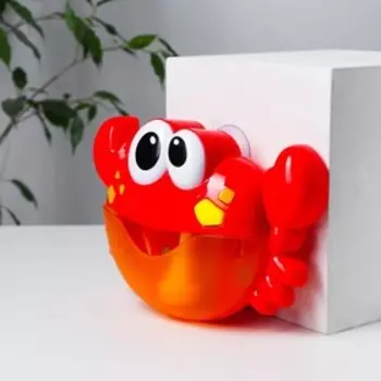 Генератор мыльных пузырей/пены "Крабик" на присосках 24х7х15,5 см