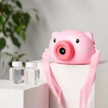 Генератор мыльных пузырей "Свинка" на батар. автоном 13,5х7х9 см