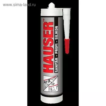 Герметик Hauser S санитарный силиконовый прозрачный 260 мл