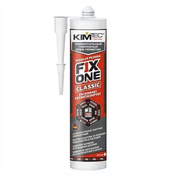Герметик KIM TEC "FIX ONE", белый, 290 мл