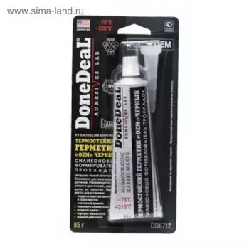 Герметик силиконовый done DEAL черный 85 г