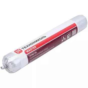 Герметик ТЕХНОНИКОЛЬ Master, полиуретановый, серый, 600 мл