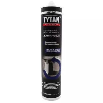 Герметик TYTAN, битумный, черный, 310 мл