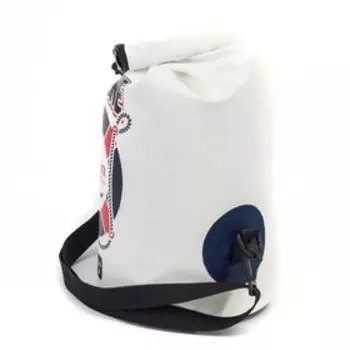 Гермомешок Marine 5л, ПВХ трикотаж, белый, тёмно-синий