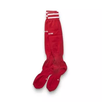 Гетры футбольные Atemi, цвет красный, ASSK-001SS23-RED, размер 35-37