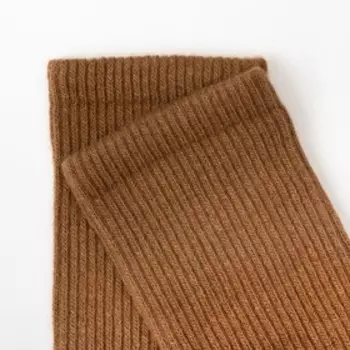 Гетры женские из монгольской шерсти, цвет рыжий