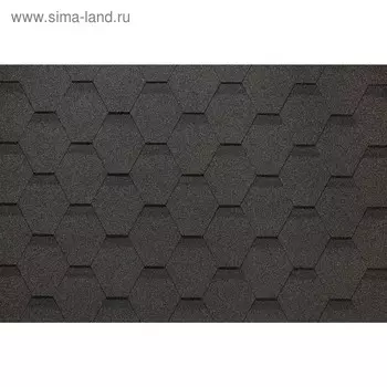 Гибкая черепица DCKE PIE EUROPA, цвет карат серый, 3 м