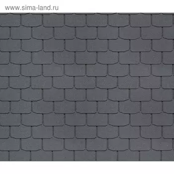 Гибкая черепица Dcke PIE STANDARD КРОНА Серый 3,1 м2