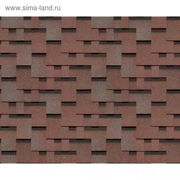 Гибкая черепица Docke PIE PREMIUM ГЕНУЯ Тирамису 3 м2