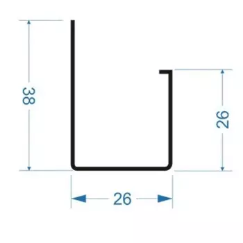 Гибкий J-профиль Dcke PREMIUM Шоколад