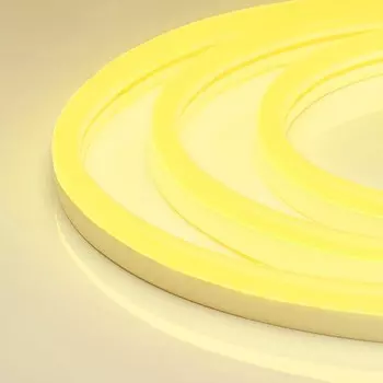 Гибкий неон Arlight 15 26 мм, IP67, SMD5060, 108 LED/м, 24 В, свечение жёлтое