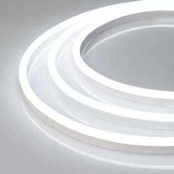 Гибкий неон Arlight 8.5 16 мм, IP67, SMD2835, 108 LED/м, 24 В, свечение холодное белое