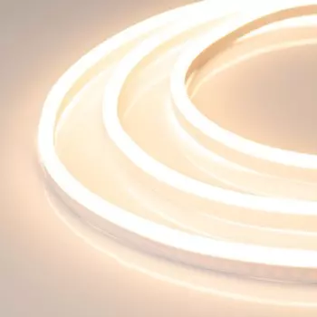 Гибкий неон Arlight 8.5 16 мм, IP67, SMD2835, 108 LED/м, 24 В, свечение тёплое белое