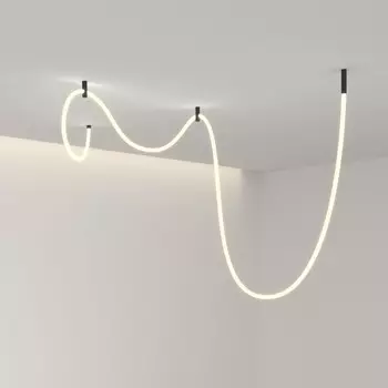 Гибкий неон Elektrostandard, IP20, SMD2835, 336 LED/м, 12В, 3000K, односторонний, свечение тёплое белое, без крепления