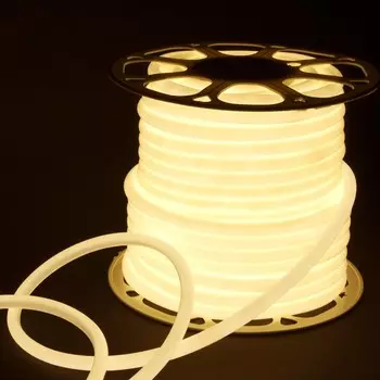 Гибкий неон Elektrostandard, IP67, 2835, 144 LED/м, 220В, круглый, свечение дневное белое