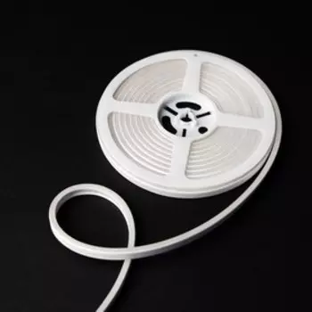 Гибкий неон General 6 12 мм, IP67, 5 м, SMD2835, 120 LED/м, 9,6 Вт/м, 12 В, свечение тёплое белое