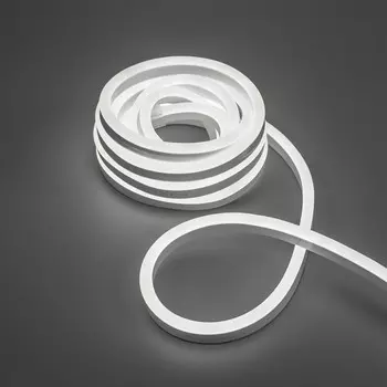 Гибкий неон Uniel 8 16 мм, IP67, 5 м, SMD2835, 120 LED/м, 220 В, свечение белое