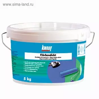 Гидроизоляция Кнауф Флехендихт на латексной основе, 5кг