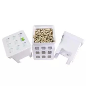 Гидропонная установка с фитолампой, 3 ячейки, HobbyFarm