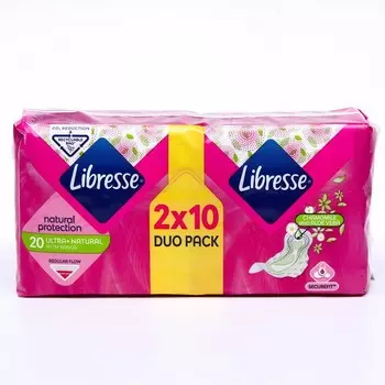 Гигиенические прокладки Libresse Ultra Normal Deo с мягкой поверхностью, 20 шт.