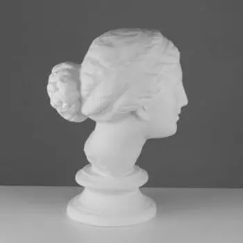 Гипсовая фигура Голова Афродиты Книдской, 25 х 25 х 55 см