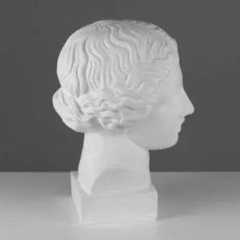 Гипсовая фигура Голова Амазонки, 22 х 25 х 38 см