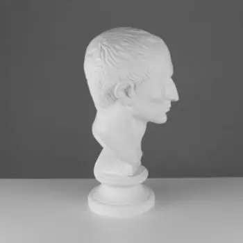 Гипсовая фигура Голова Цезаря, 20 х 27 х 52 см