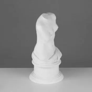 Гипсовая фигура Торс Венеры Милосской, 20 х 20 х 36 см