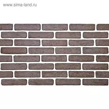 Гипсовая плитка «Барселона», темно-коричневый оттенок №17, 1 кв м