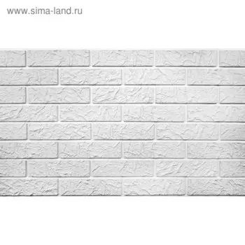 Гипсовая плитка «Прага», белая, под смятую бумагу, 1,1 кв м