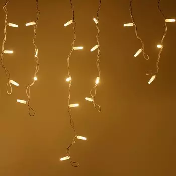 Гирлянда Arlight «Бахрома» 5.6 0.9 м, IP65, белая нить, 240 LED, свечение тёплое белое, 220 В