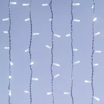 Гирлянда Arlight «Занавес» 2 3 м, IP65, белая каучуковая нить, 760 LED, свечение белое, 8 режимов, 220 В