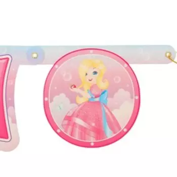 Гирлянда-буквы «Принцесса Мия и единорог»